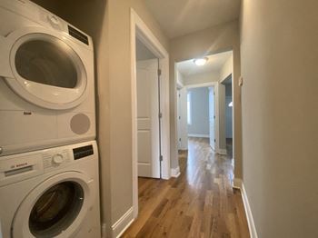 In-home washer and dryer (select units)